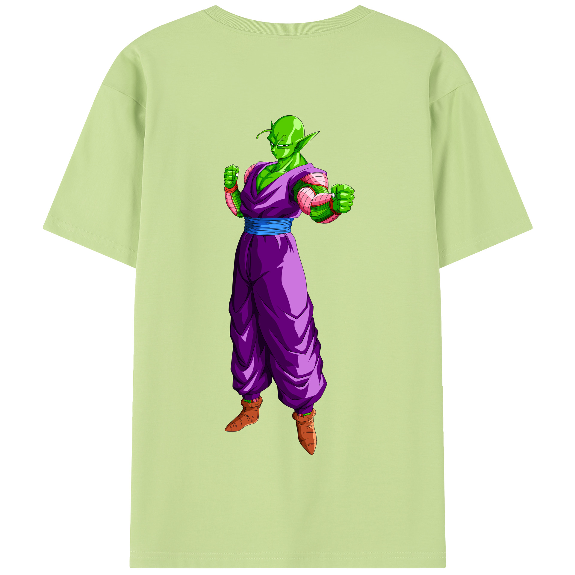 （画像用） ドラゴンボール ピッコロ DRAGON BALL Piccolo 綿100％半袖Tシャツ（背面プリント）